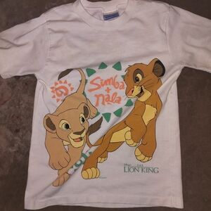 Vintage 90s Lion King Kids Shirt